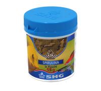 SHG Spirulina in Fiocchi 15 g - Cibo vegetale per pesci d’acquario