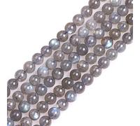 SHG store - Filo di perle di labradorite da 6 mm, per creazione di gioielli