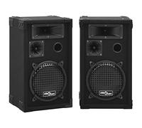 ShGaxin Altoparlanti da Palco HiFi Professionali Passivi 2 pz 800W Neri,Professionale Subwoofer Cassa Impianto Audio Sistema Acustico Diffusore Stereo-70100