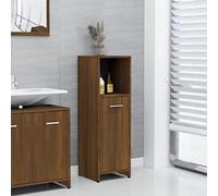 ShGaxin Armadietto Bagno Rovere Marrone 30x30x95cm in Legno Multistrato,Armadietto Bagno,Salvaspazio Mobiletto da Bagno,Mobili Bagno(SPU:825839)