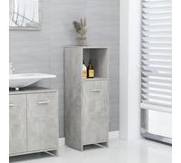 ShGaxin Armadio da bagno grigio cemento 30 x 30 x 95 cm truciolato, mobile lavabo bagno, mobile bagno
