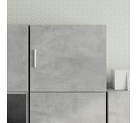 ShGaxin Armadio da parete in legno ingegneria grigio cemento 45 x 42,5 x 40 cm, mobile ausiliario, mobile da cucina, armadi da appendere, ausiliari per bagni, armadi da bagno - 846106