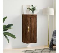 ShGaxin Armadio da parete in legno ingegneria marrone rovere 34,5 x 34 x 90 cm, mobile ausiliario, mobile da cucina, armadi da appendere, ausiliari per bagni, armadietti da bagno - 835025