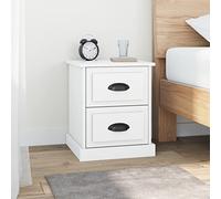 ShGaxin Comodini 2 pezzi compensato bianco 39 x 39 x 47,5 cm, comodini camera da letto, comodino, comodino, comodino, mobile camera, mobili camera da letto, mobili camera da letto