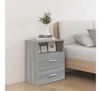 ShGaxin Comodino, Comodino, Comodino, Comodino Camera da letto, Bedside Table, Tavolo da comodino, Comodini Camera da letto, Grigio Sonoma 50x32x60 cm