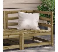 ShGaxin Divano angolare da giardino in legno di pino impregnato 70 x 70 x 67 cm, divano giardino esterno, divano giardino terrazza, divani in terrazza, mobili da giardino esterno - 837906