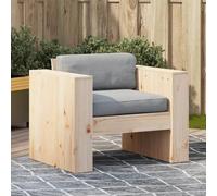 ShGaxin Divano da giardino in legno massello di pino 79x60x62 cm, divano giardino esterno, divano giardino terrazza, divani in terrazza, mobili da giardino esterno - 832365