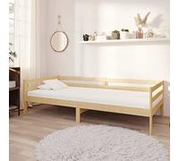 ShGaxin Divano letto con materasso in legno di pino massiccio 90 x 200 cm, struttura letto, divani da soggiorno, divano relax, divano bed, base letto, telaio del letto, rete 3083559