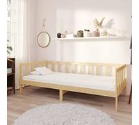 ShGaxin Divano letto con materasso in legno di pino massiccio 90 x 200 cm, struttura letto, divani da soggiorno, divano relax, divano bed, base letto, telaio del letto, rete 3083609