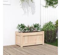 ShGaxin Fioriera in legno massello di pino 60 x 31 x 31 cm, Giardino Urbano Terrazza, Fioriere Esterne, Giardinaggio Fioriere, Tavolo Da Coltivo, Giardino A Casa - 837439