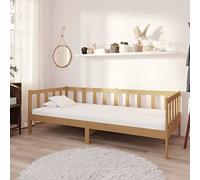 ShGaxin Letto giornaliero con materasso, 90 x 200 cm, marrone miele in legno massello di pino, divano letto, divano letto, divano letto, divano letto, divano letto, letto per ragazzi e ragazzi