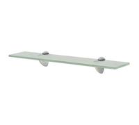ShGaxin Mensola da parete in vetro, 50 x 10 cm, 8 mm, scaffale da parete, decorazione da parete, senza forcella