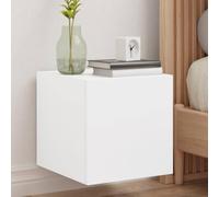 ShGaxin Mobile TV da parete con lucibianco 30,5 x 35 x 30 cm, Tavolo TV, Mobile TV soggiorno, Mobile TV, Tavolo Television, Mobili da soggiorno, Tavolo TV - 837218