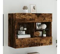 ShGaxin Mobile TV da parete con rovere affumicato 78,5 x 30 x 60,5 cm, tavolo TV, mobile TV soggiorno, mobile TV, tavolo TV, mobili da soggiorno, tavolo TV - 837103