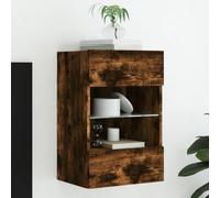 ShGaxin Mobile TV da parete con rovere fumé 40 x 30 x 60,5 cm, tavolo TV, mobile TV, mobile TV, tavolo TV, mobili da soggiorno, tavolo TV, mobili da soggiorno, tavolo TV - 837086