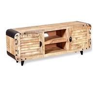 ShGaxin Mobile TV in legno di mango massiccio 120 x 30 x 50 cm, tavolo TV, set mobile TV, mobile Tv383