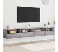 ShGaxin Mobili da Parete per TV 2 pz Legno Grigio Sonoma 100x30x30 cm, Tavolo TV, Mobile TV Soggiorno, Mobile Television, Tavolo Television, Mobili da soggiorno, Tavolo Soggiorno TV - 836893