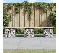 ShGaxin Panca da giardino in legno massello di pino 203 x 44 x 42 cm, panca da giardino per esterni, panca da terrazza, mobili da giardino, mobili da terrazza, 834341