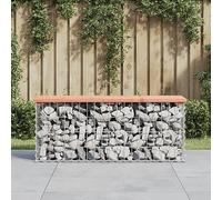ShGaxin Panca giardino design gabbioni Legno Abete Douglas 103x31,5x42cm, Panca Giardino Esterno, Panca Terrazza, Mobili Da Esterno Giardino, Mobili Terrazza 834351