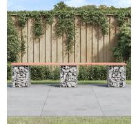 ShGaxin Panca giardino design gabbioni Legno Abete Douglas 203x31x42 cm, Panca Giardino Esterno, Panca Terrazza, Mobili Da Esterno Giardino, Mobili Terrazza 834333
