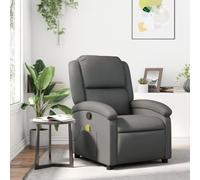 ShGaxin Poltrona da massaggio reclinabile Pelle sintetica Grigio, Poltrona Relax, Poltrone Massaggio Relax, Poltrona Relax Elettrico, Casa Poltrona Relax, Poltrone Comodi, Divano Tantra - SPU:371785