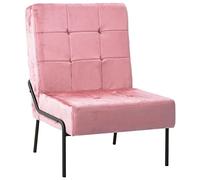 ShGaxin Sedia per relax, Poltrone da soggiorno, Poltrone per camera da letto, Poltrona Tantra, Sedia da pranzo, Poltrone da soggiorno, in velluto rosa, 65 x 79 x 87 cm