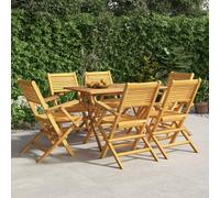 ShGaxin Sedie da giardino pieghevoli 6 pz Legno massiccio Teak 55x62x90 cm, Sedie Giardino Esterno, Sedie Terrazza, Sedia esterna - 3155068