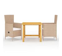 ShGaxin Set da pranzo da giardino 3 pezzi Beige,Set da pranzo,Sala da pranzo all'aperto,Sala da pranzo all'aperto,Saloni da giardino