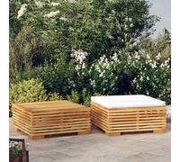 ShGaxin Set di mobili da giardino 2 pezzi in legno massello di teak, mobili da giardino esterno, set da giardino esterno, set da giardino esterno, mobili terrazze 319169