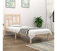 ShGaxin Struttura del letto, Doghe, Base letto, Telaio del letto, Letto Mobile, Letto completo, Letti giovani, Legno massello di pino singolo 90 x 190 cm