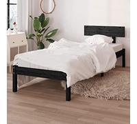 ShGaxin Struttura per letto, Doghe, divano letto, mobile letto, letto per giovani, basi per letto, legno massello di pino nero 100 x 200 cm