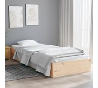 ShGaxin Struttura per letto singolo, camera giovanile, letto, base per letto, rete letto, telaio per letto, legno massello, 90 x 190 cm