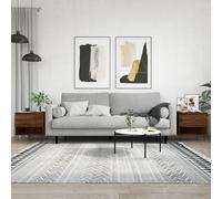 ShGaxin Tavoli da caffè 2 pezzi in legno ingegneria rovere marrone 50 x 46 x 50 cm, tavolino basso soggiorno, tavolino da salotto, tavolino da caffè, tavolino da salotto, mobili da salotto moderni
