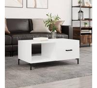 ShGaxin Tavolino da caffè in compensato bianco lucido 90 x 50 x 40 cm, tavolino basso, tavolino da salotto, tavolino da caffè, tavolino da salotto, mobili da salotto moderni 829214