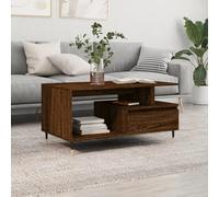 ShGaxin Tavolino da salotto in legno compensato rovere marrone 90 x 49 x 45 cm, tavolino basso, tavolino da salotto, tavolino da caffè, tavolino da salotto, mobili da salotto moderni 831019