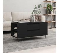 ShGaxin Tavolino da salotto in legno nero, 102 x 44,5 x 50 cm, tavolino da salotto, tavolino da salotto, tavolino da salotto, mobile moderno per soggiorno 830997