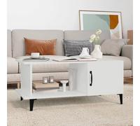 ShGaxin Tavolino da salotto, tavolino da salotto, tavolini ausiliari per soggiorno, tavolo da salotto, tavolo basso, tavolino da salotto, mobile soggiorno moderno, compensato bianco, 90 x 50 x 40 cm