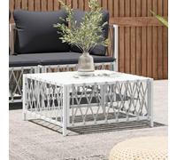 ShGaxin Tavolo da giardino esterno, tavolo alto esterno, tavolo da giardino, 70 x 70 x 34 cm tessuto