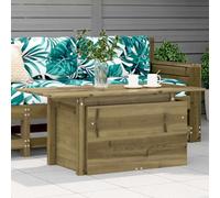 ShGaxin Tavolo da giardino Legno di pino impregnato 100x50x75 cm, Tavolo da giardino esterno, Tavolo da terrazza, Tavolo da esterno, Tavolo da balcone, Tavoli Terrazza e giardino, Tavolino da giardino