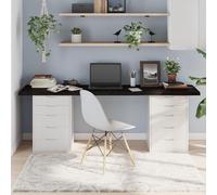 ShGaxin Tavolo in legno di rovere trattato grigio scuro 200x60x4 cm, Piano di lavoro Cucina, Tavole in legno, Tavolo da soggiorno, Piano di lavoro in legno - SPU:3156462