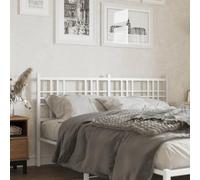 ShGaxin Testiera in metallo bianco, 160 cm, testiere letto, testiere moderne, testiere letto, mobili camera, letto testiera, mobile testiera - 376408