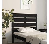 ShGaxin Testiera nera 100 x 3 x 80 cm in legno massello di pino,Armadio per testiera del letto,Testiera per adulti,Mobili per camera da letto