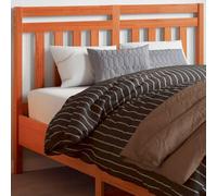 ShGaxin Testiera per letto in legno massello di pino marrone cera 135 cm, testiere letto, testiere moderne, testiere letto, mobili da camera, letto testiera, mobile testiera - 844180