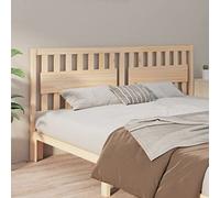 ShGaxin Testiera per letto, testiera del letto, testata del letto, comodino, testiera e tavolini, legno massello di pino 205,5 x 4 x 100 cm