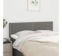 ShGaxin Testiere 2 unità, testiera, testiera, per letto, letto testata, testiera, camere da letto moderne, tessuto grigio scuro 72 x 5 x 78/88 cm