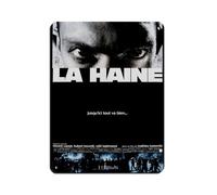 SHGJE Poster in metallo, stile retrò, motivo: film classico La Haine 19, decorazione da parete per bar, grotte, bar, famiglia, garage, 30 x 40 cm