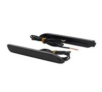 SHGJGH Indicatore Laterale Per Lexus IS-F Per GX470 2003-2021 Kit Luce Posteriore Riflettore Fendinebbia Paraurti Freno Rosso Indicatori di Direzione(Smoked Lens)