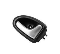 SHGJGH Maniglie interne portiere 2 pezzi per porta auto cromata Maniglia per sinistra destra per Clio 2000-2009 2/3-4/5 Maniglia interna portiera(Sinistra)