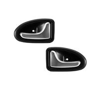 SHGJGH Maniglie interne portiere 2 pezzi per porta auto cromata Maniglia per sinistra destra per Clio 2000-2009 2/3-4/5 Maniglia interna portiera(Pair)