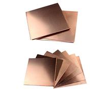 SHGUOMSC 1 Pezzo di lamiera di Rame Viola Quadrata, lamiera di Metallo di Spessore 0,5-3,0 mm, Forniture Artigianali Fai da Te, industriali, Materiali Artigianali(200x200x3.0mm)